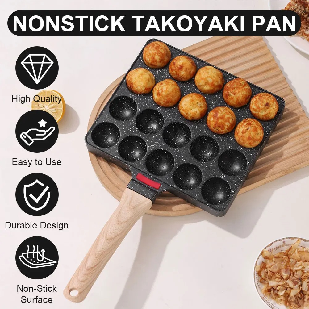 Takoyaki Grill Plate - Takoyaki Pan 20 Vormen Takoyaki Maker