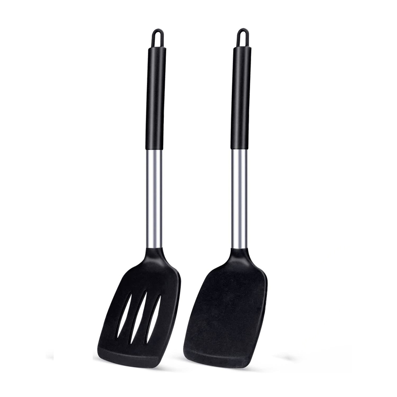 Okonomiyaki Spatula - 2 Stuks Siliconen Spatel Set Hittebestendige