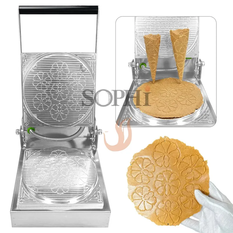 Waffle Cone Maker - Professionele, op maat gemaakte commerciële ijswafelmachine