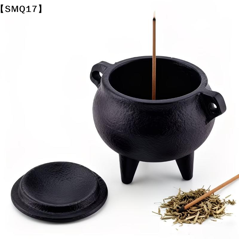 Cast Iron Corn - Mini gietijzeren wierookhouder van sandelhout, salie-