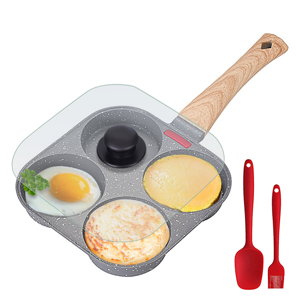 Anti-aanbak 4-kopjes eierkoeke - Egg Waffle Pan recensie en prijs