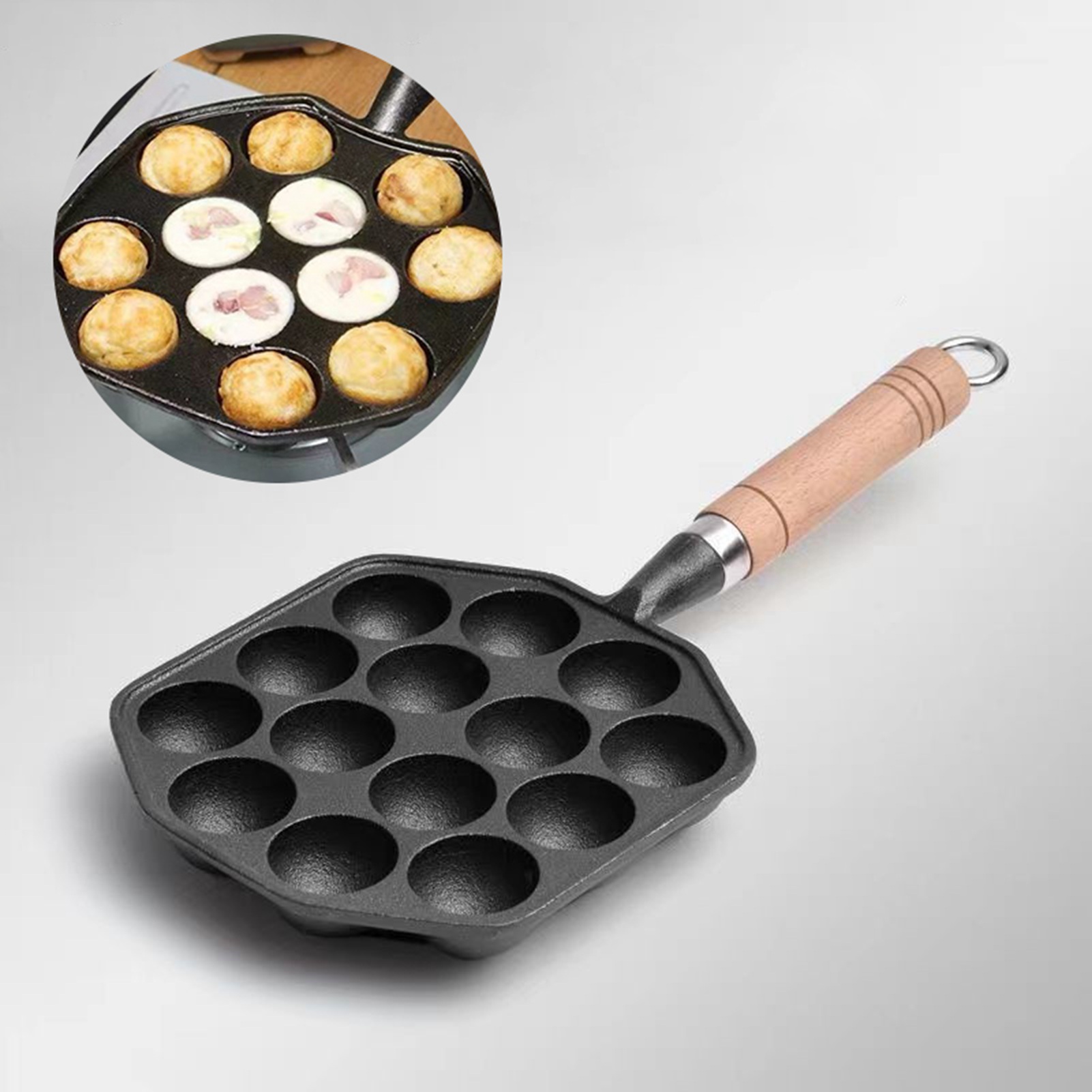 14 Gaten Takoyaki Pan Anti-Aan - Egg Waffle Pan recensie en prijs