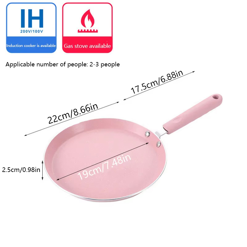 1 roze koekenpan met antiaanba - Egg Waffle Pan recensie en prijs