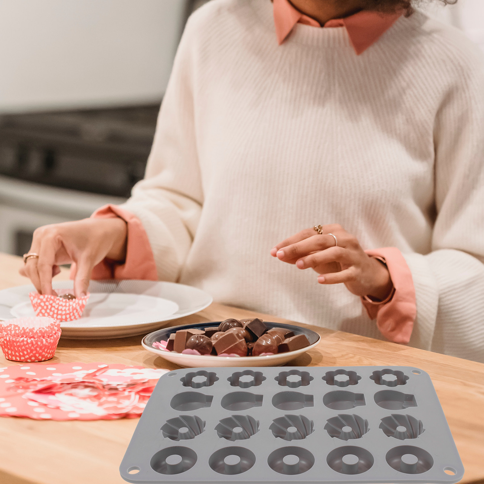 Mini Donut Siliconen Vorm Hitt - Donut Mold Silicone recensie en prijs