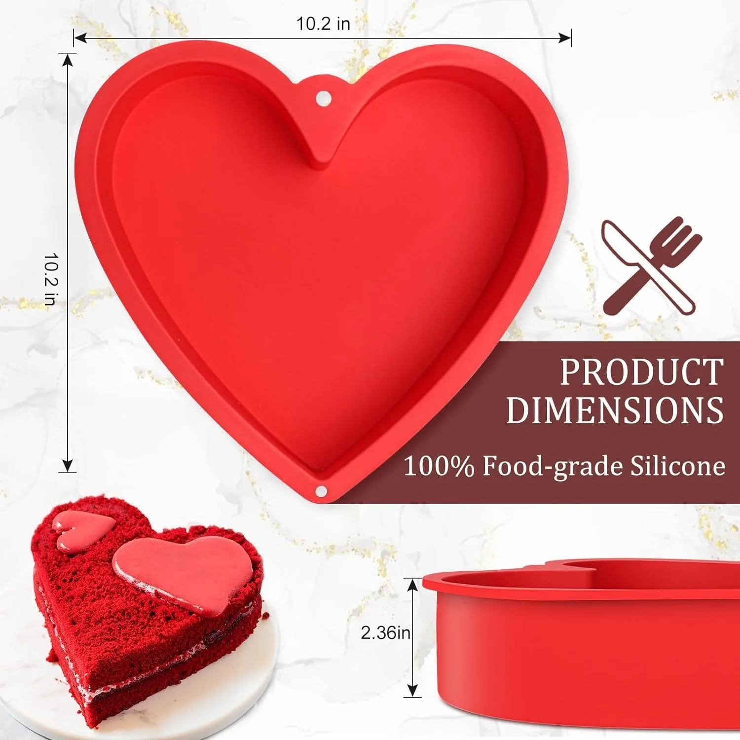 8/10in Siliconen Hartvormige C - Bunny Cake Mold recensie en prijs